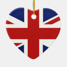 Union Jack Christmas Tree Ornaments