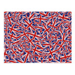 Union Jack Collage Postcard