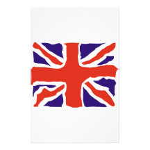 Union Jack Customized Stationery