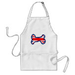Union Jack Dog Bone Art Aprons