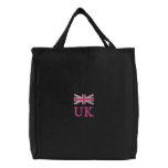 Union Jack embroidered bags