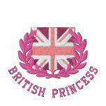 Union jack embroidered design embroidered shirts