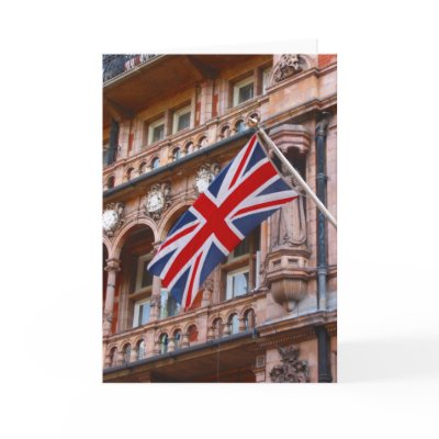 union jack flag cards by cardart