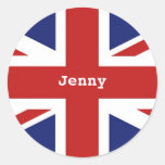 Union Jack, Jenny Round Sticker