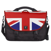 Union Jack Laptop Messenger Bag