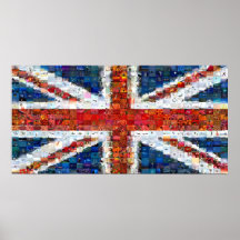 Union Jack Montage - Standard Print