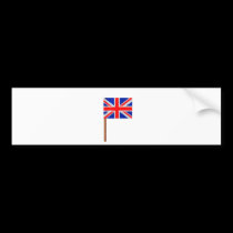 Union Jack national flag of the United Kingdom UK bumper stickers