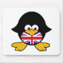 Union Jack Penguin Mouse Pad