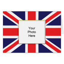 Union Jack Photo Birthday Card
