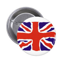 Union Jack Pinback Buttons