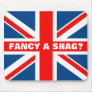Union Jack shag Mouse Mats