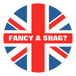 Union Jack shag Sticker