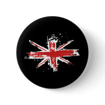 Union Jack Splatter Button