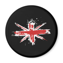 Union Jack Splatter Magnet