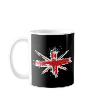 Union Jack Splatter Mug