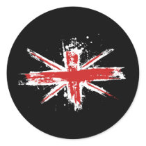 Union Jack Splatter Sticker