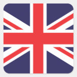 Union Jack Square Sticker