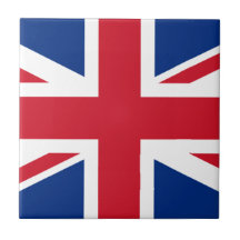 Union Jack United Kingdom Ceramic Tile