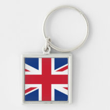 Union Jack United Kingdom Keychain