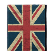 Union Jack Vintage Distressed iPad Folio Case