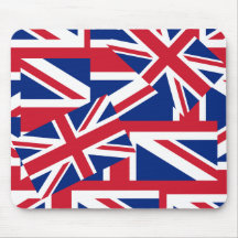 Union Jacks Galore Mouse Pad
