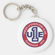 UNION of EVERYONE ELSE / WHITE Keychain