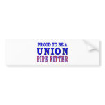 UNION PIPE FITTER bumper stickers