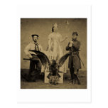 Union Soldier, Sailor, and Lady Liberty Civil War Postcards