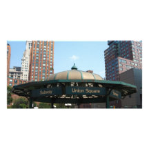 Union Square Subway NYC Photo Greeting Card