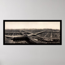 Union Stockyards Photo 1907 Print