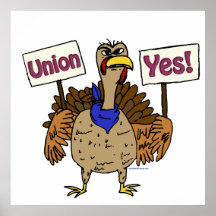 Union Yes - Talking Turkey Print