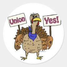 Union Yes - Talking Turkey Sticker