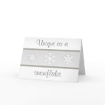 Unique as a Snowflake cards