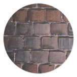 Unique Brown Brick Wall Stickers