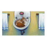 Unique business cards for cat rescues or plumbers