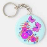 Unique Butterflies and Flowers Key Chain