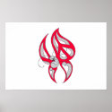 Unique butterfly - Love & Peace posters