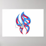 Unique butterfly- Love & Peace Print