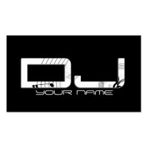 Unique DJ Business Card