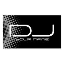 Unique DJ Business Card