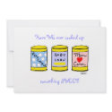 Unique Funny Baby Announcement For Foodies? invitations