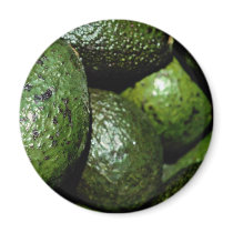 Unique Green avocado Magnet