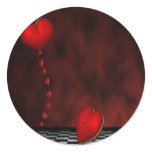 Unique Love Checked Design Stickers