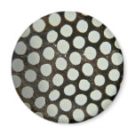 Unique Metal With Holes Fridge Magnet