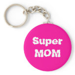 Unique Mother's day gifts Super MOM Keychain
