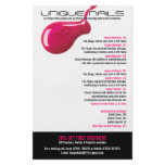 Unique Nails Salon Flyer