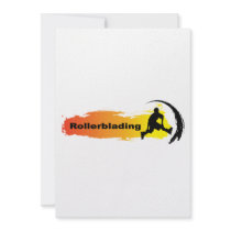 Unique Rollerblading Personalised Invites