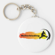 Unique Rollerblading Key Chain