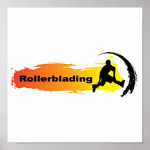 Unique Rollerblading Posters