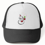 Unique Snowman Trucker Hat